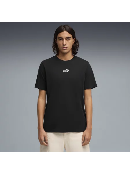 PUMA MÄ™ska koszulka Essentials z maÅ‚ym logo No. 1 OdzieÅ¼ S czarny