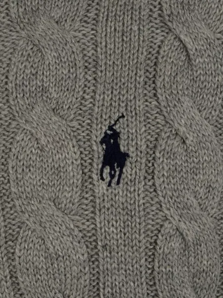 Fular Polo Ralph Lauren cu decolteu rotund verde