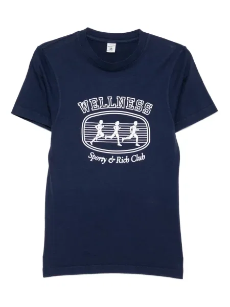Tricou Sporty & Rich albastru