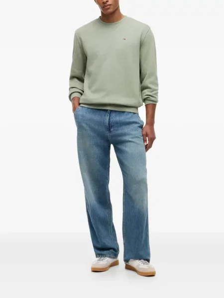 Hanorac Tommy Hilfiger cu autograf verde
