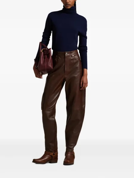 Căciulă Polo Ralph Lauren cu broderie tricotate de costum albastru