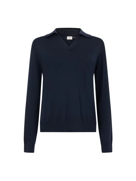 Weekend Max Mara Sweter Cappa blau niebieski