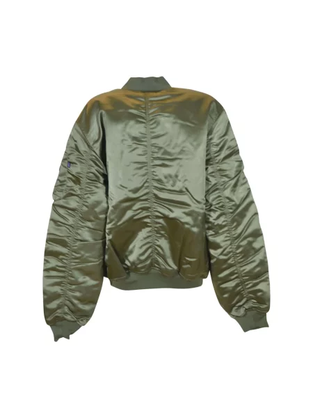 Lniana kurtka Alpha Industries zielona
