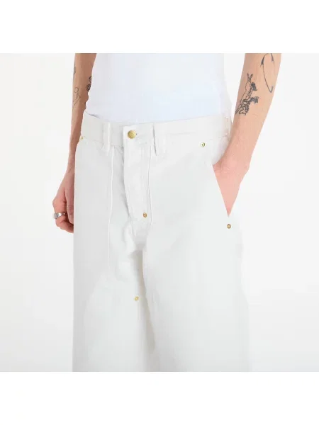 Blugi Dickies Selvedge Double Knee Deni White alb