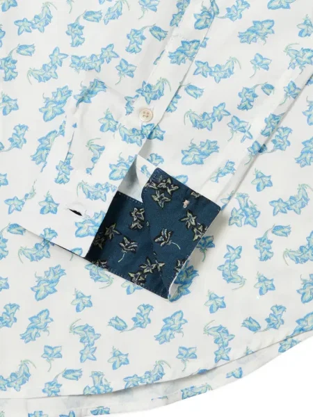 Cămașă Ps Paul Smith cu model floral cu imagine alb