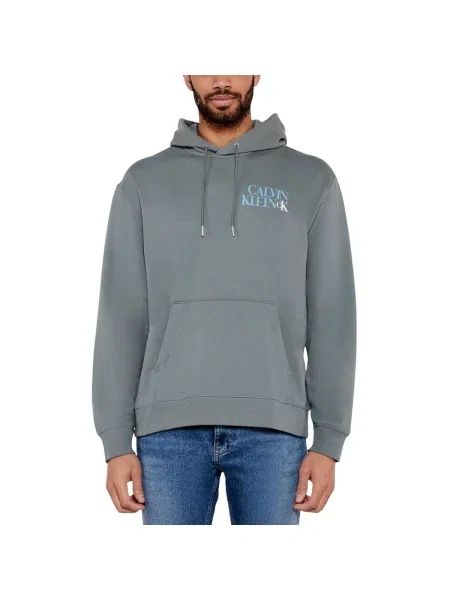 Geacă de blugi Calvin Klein Jeans gri