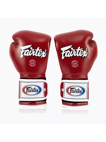 Боксови ръкавици Fairtex Heavy Hitter's Mexican Style червени