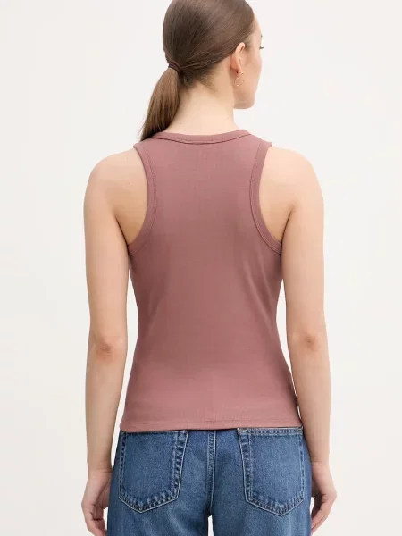 Top Calvin Klein Jeans brązowy