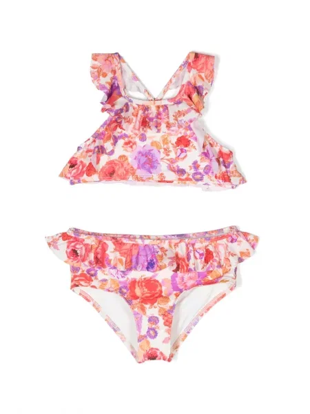 Bikini dziecięce Zimmermann czerwone