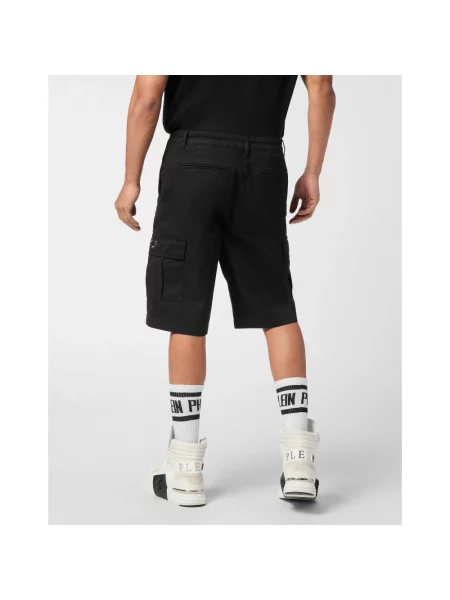 Szorty cargo Philipp Plein czarne