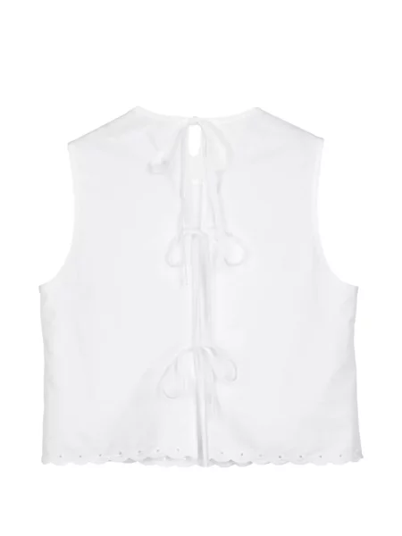 Top Cecilie Bahnsen alb
