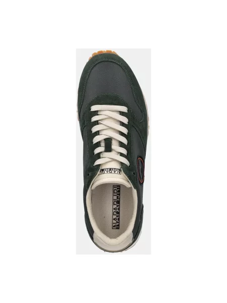 Sneakersy Napapijri zamszowe zielone
