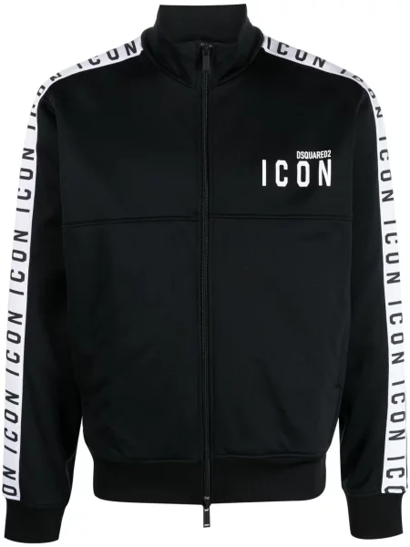 Hanorac Dsquared2 cu imagine negru