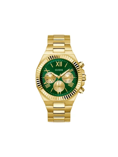 Ceas cronograf Guess verde