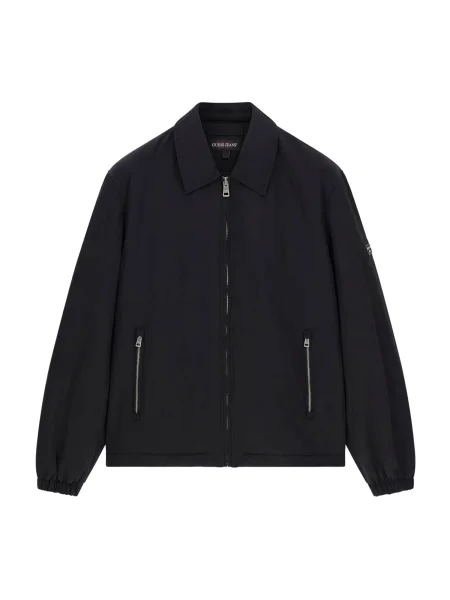 GUESS JEANS Prehodna jakna črna