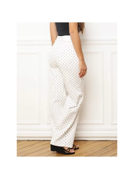 Blugi La Modeuse alb