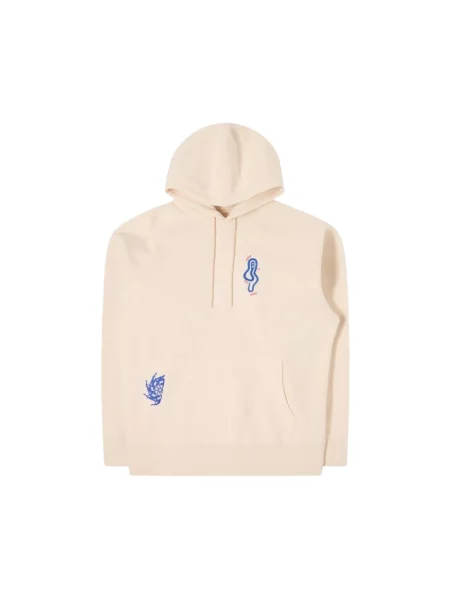 Bluza z kapturem Edwin beżowa