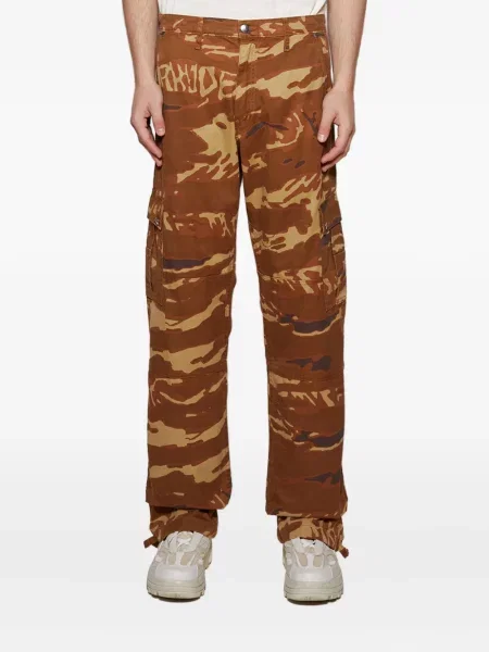 Maskáčové kalhoty Rhude hnědé