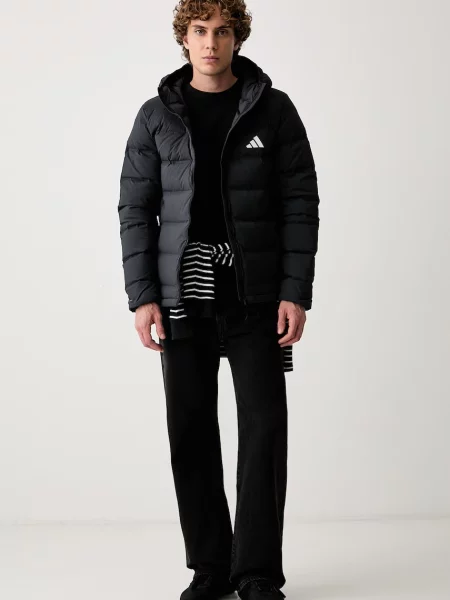 Adidas geacă cu puf pentru bărbați Helionic negru