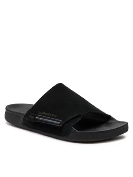 Semišové sandály Quiksilver černé
