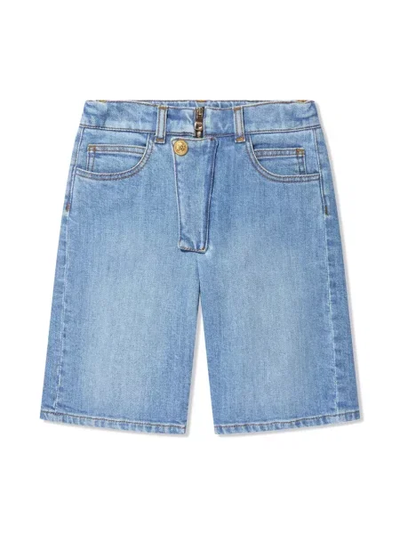 Szorty jeansowe dziecięce Balmain niebieskie