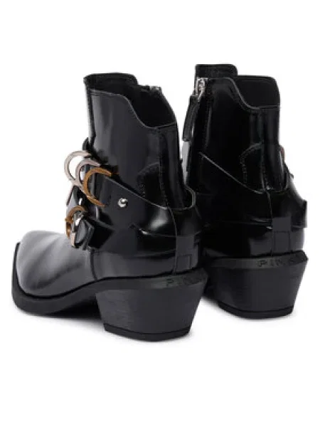 Členková obuv PINKO Ankle Boot Box Calf čierna