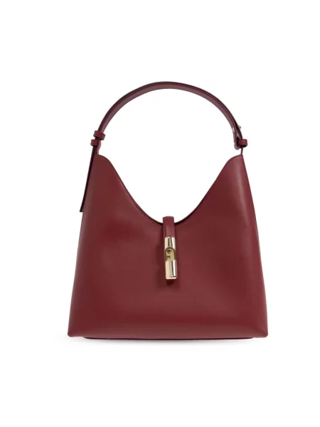 Torebka Furla skórzana elegancka czerwona