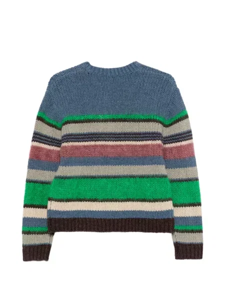 Pulover Stella Nova cu dungi chunky albastru