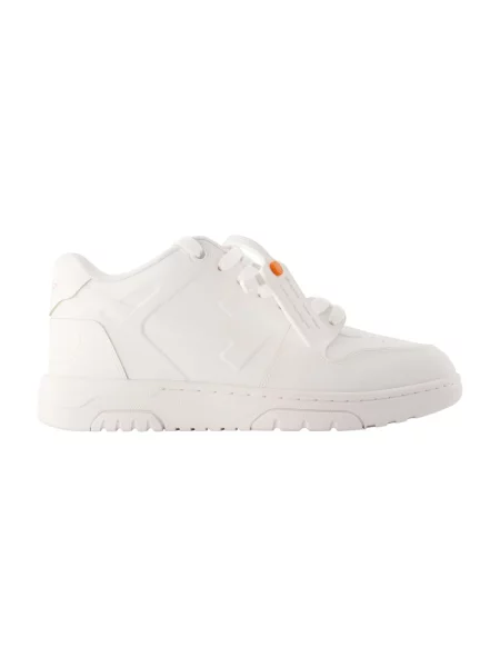 Sneakersy Off-white biznesowe białe