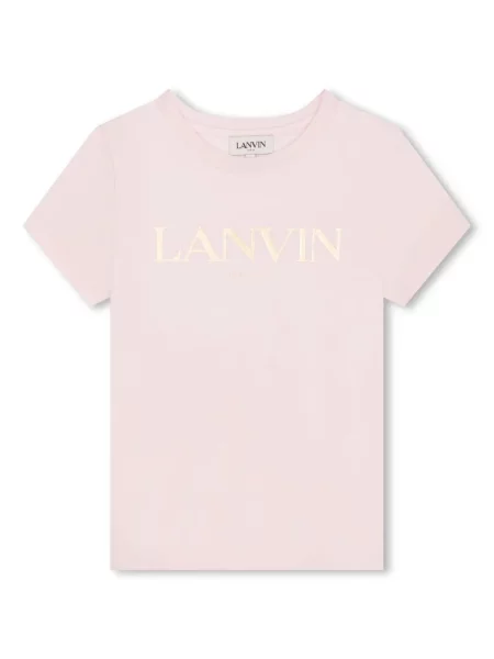 Koszulka dziecięca Lanvin Enfant różowa