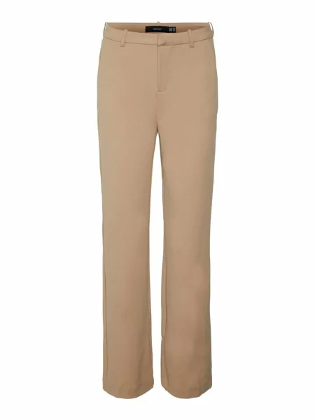 VERO MODA Kalhoty ZAMIRA světle hnědá