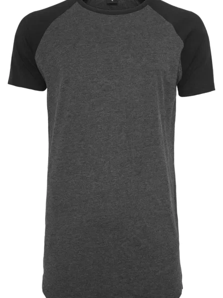 Urban Classics Tricou gri amestecat negru