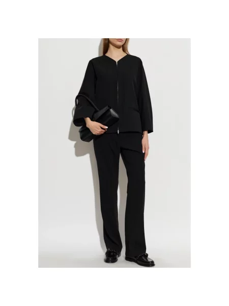Kurtka Jil Sander wełniana czarna