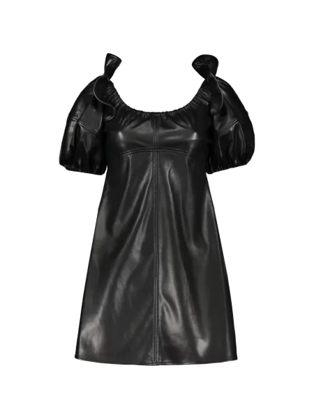 Rochie mini Ellery cu volane negru