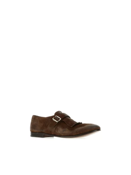 Loafersy Churchs zamszowe brązowe