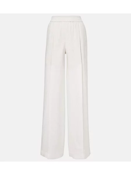 Pantaloni Brunello Cucinelli de in alb