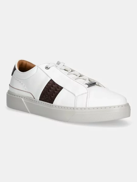 BOSS sneakers din piele Gary alb