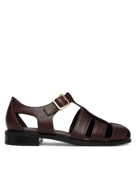 Sandały Clarks brązowe