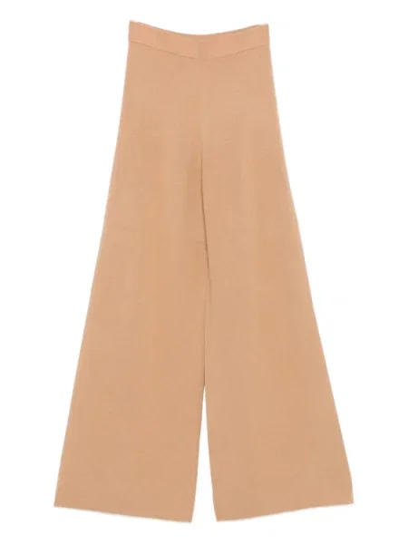 Pantaloni Max Mara tricotate maro