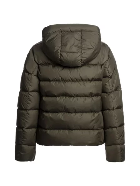 Geacă cu puf Parajumpers cu glugă verde