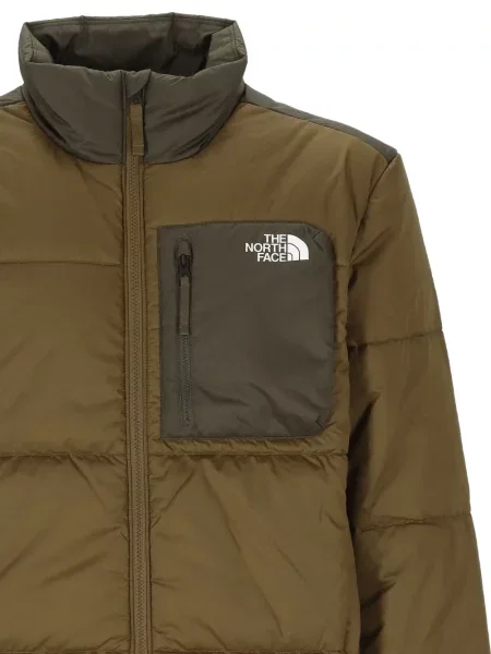 Geacă The North Face cu imagine maro