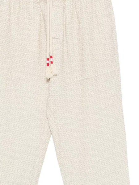 Pantaloni Mc2 Saint Barth cu imagine cu imprimeu geometric