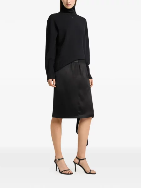 Gulerat pulover Courreges negru