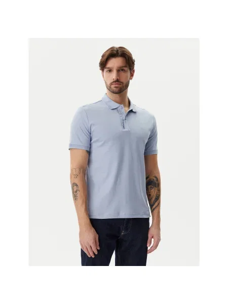 Calvin Klein Pólóing Regular Fit kék