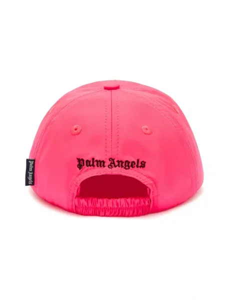 Czapka z daszkiem dziecięca Palm Angels różowa