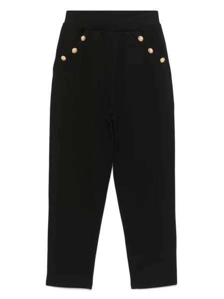 Dětské kalhoty Balmain černé