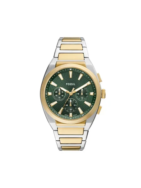 FOSSIL Analóg órák EVERETT arany / sötétzöld ezüst