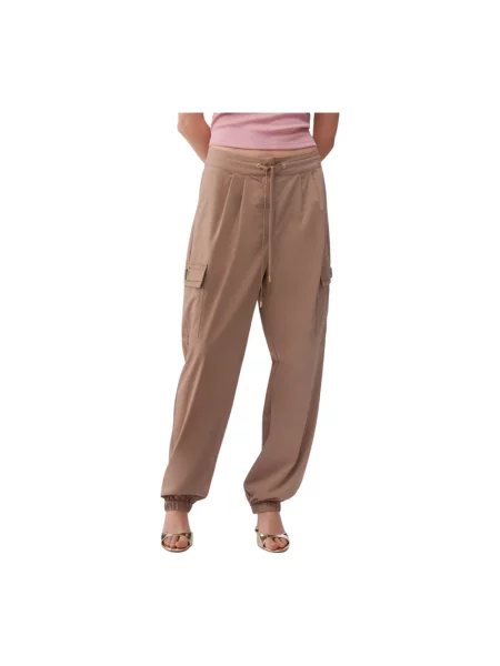 Spodnie Liu Jo zwężane beżowe