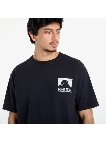 Tricou Rhude Moonlight Pack Tee Vintage Black/ White S alb