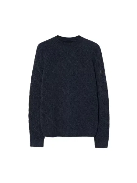 Sweter Rrd niebieski
